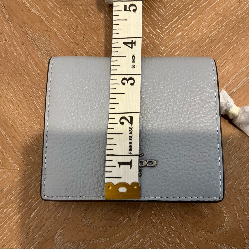 Coach Light Blue Leather Wallet - Picture 5 of 5